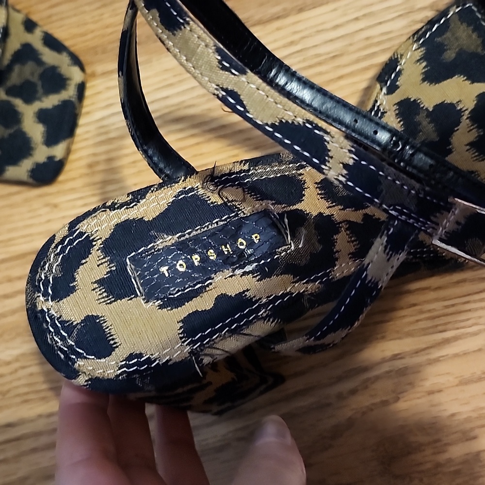 Topshop leopard heels - Picture 8 of 9